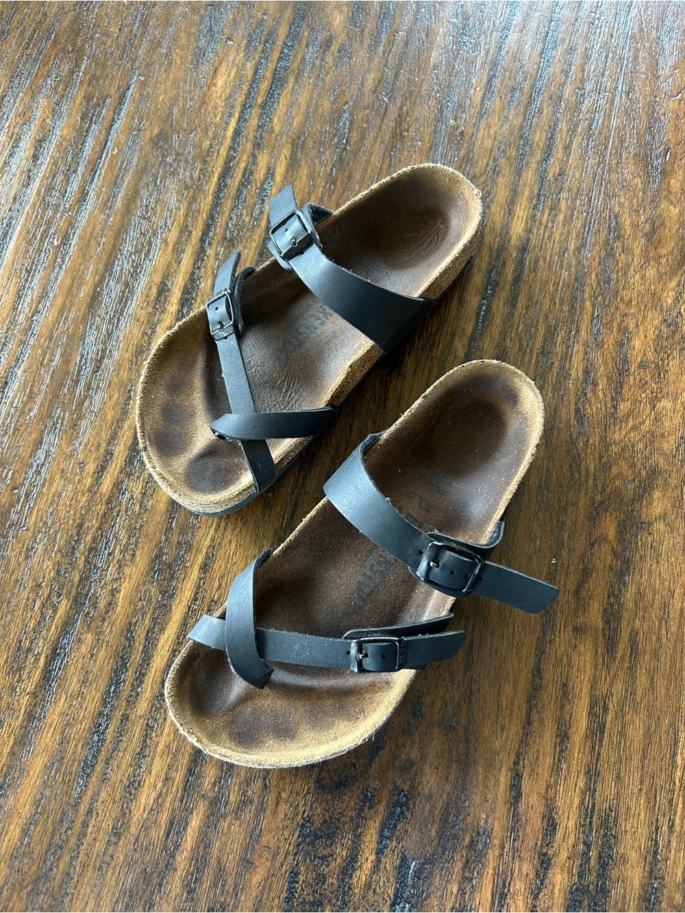 Birkenstock Mayari Black Slide Sandal Hiker Girl Size 37/7